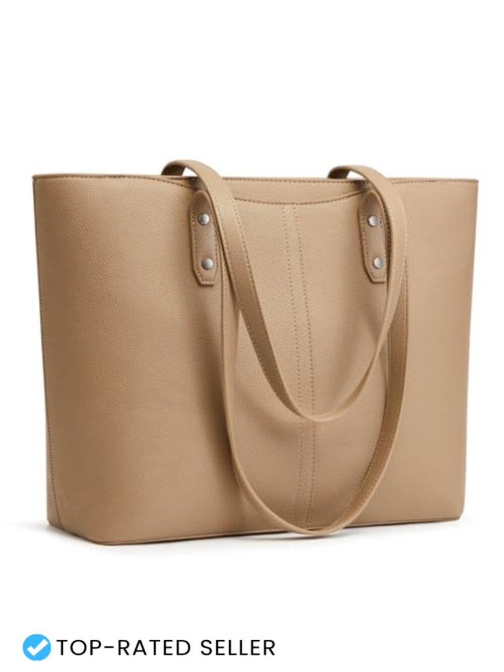 Large Tote Bag for Women Work PU Leather Laptop Travel Handbag